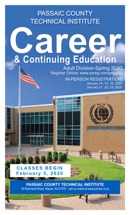 Career & Continuing Education Brochure