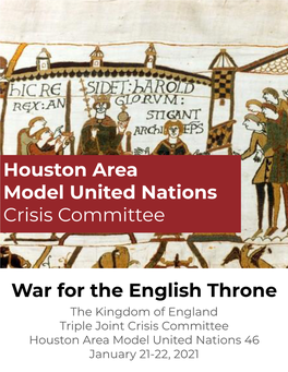 War for the English Throne Houston Area Model United Nations