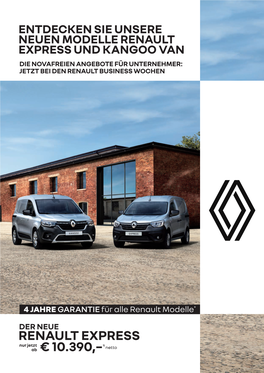 RENAULT EXPRESS € 10.390,–1) Netto