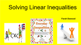 Solving Linear Inequalities