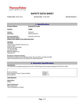 Safety Data Sheet