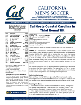 California Men's Soccer