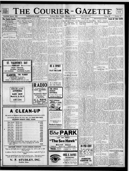 Courier Gazette : February 12, 1925