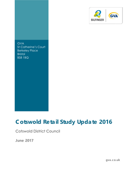 Cotswold Retail Study Update 2016