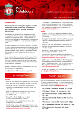 Red Neighbours ...The LFC Newsletter for Residents of Anfield