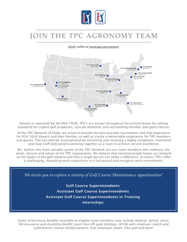 Join the Tpc Agronomy Team