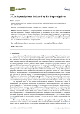 3-Lie Superalgebras Induced by Lie Superalgebras