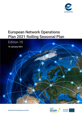 European Network Operations Plan 2021 Rolling Seasonal Plan Edition 10 15 January 2021
