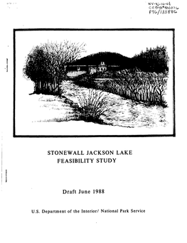 STONEWALL JACKSON LAKE FEASIBILITY STUDY Draft June 1988