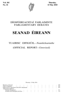 Seanad Éireann