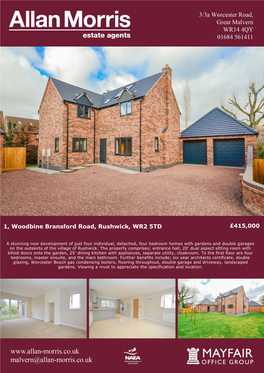 Honeysuckle House, 1, Woodbine, Bransford Road, Rushwick, WR2 5TD