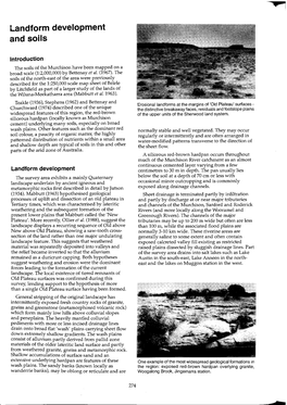 Landform Development and Soils