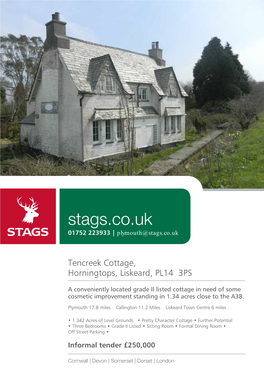 Stags.Co.Uk 01752 223933 | Plymouth@Stags.Co.Uk