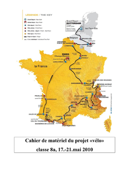 Les Étapes Du Tour De France 2010 (Travail Individuel)
