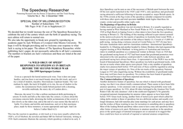 The Speedway Researcher