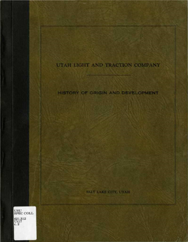 Utah Light and Traction Company