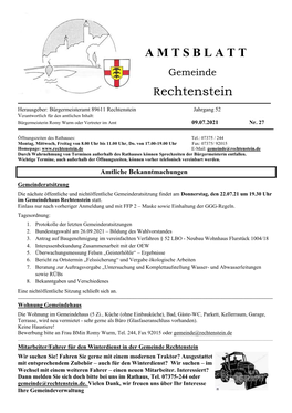 Gemeinde Rechtenstein