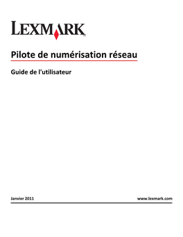 Pilote De Numérisation Réseau