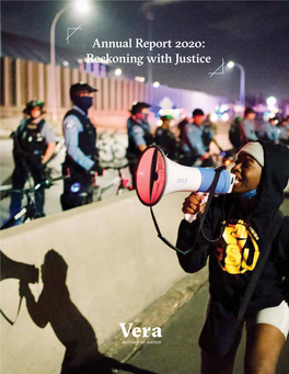 Annual Report 2020: Reckoning with Justice