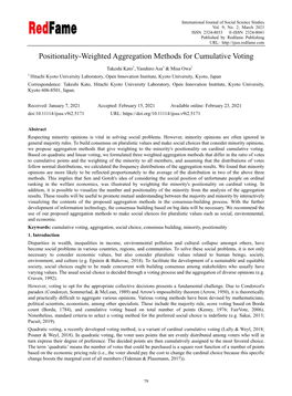 Positionality-Weighted Aggregation Methods for Cumulative Voting