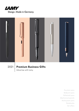 2021 Premium Business Gifts Advertise with Lamy