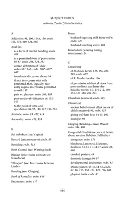 SUBJECT INDEX Endnotes (“Endn.”) Listed in Italics