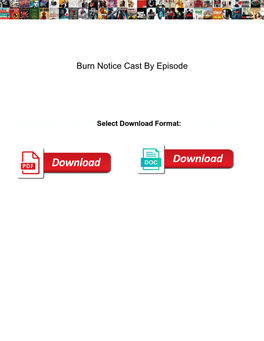 Burn Notice Cast by Episode