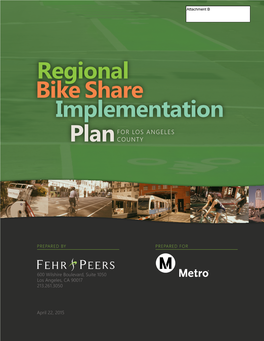 Regional Bike Share Implementation Plan