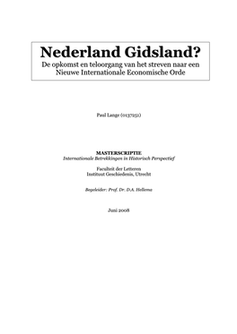 Nederland Gidsland? 83