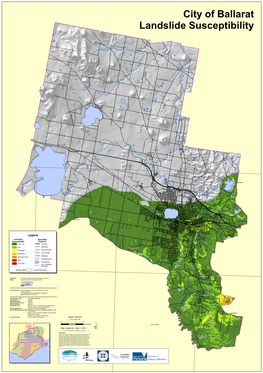 City of Ballarat Landslide Susceptibility