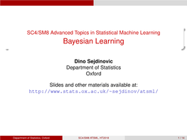 Bayesian Learning