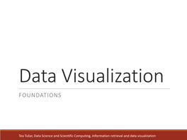 Data Visualization FOUNDATIONS