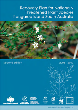 RECOVERY PLAN for 15 Kangaroo Island Plant Species