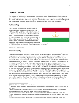 Tajikistan Overview