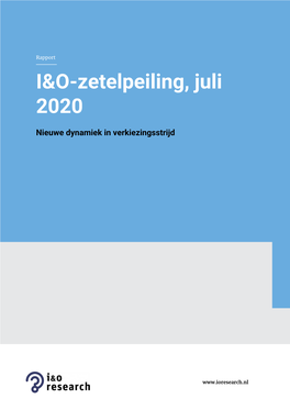 I&O-Zetelpeiling, Juli 2020