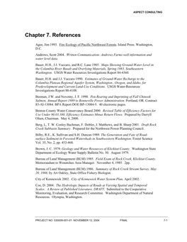 Final Level 1 Watershed Assessment