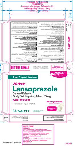 Lansoprazole Delayed Release Orally Disintegrating Tablets,116 15 Mg