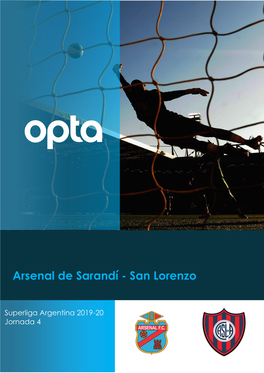 Arsenal De Sarandí - San Lorenzo