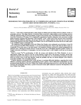 Wilkins Peak Member, Eocene Green River Formation, Wyoming, U.S.A