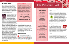 The Preserve Post