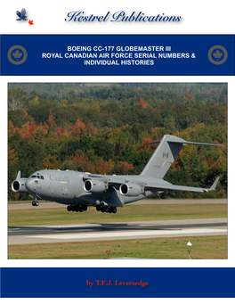 CC-177 Globemaster Serials