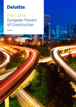 Epoc 2014 European Powers of Construction