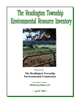 The Readington Township Environmental Resource Inventory