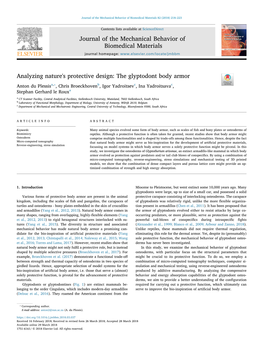 Analyzing Nature's Protective Design the Glyptodont Body Armor