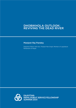 Dhobikhola Outlook: Reviving the Dead River