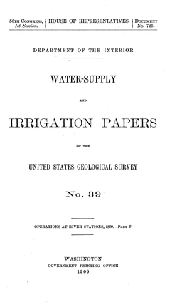 Irrigation Papers