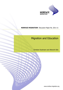 Migration and Education