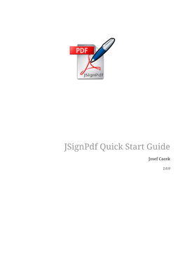 Jsignpdf Quick Start Guide