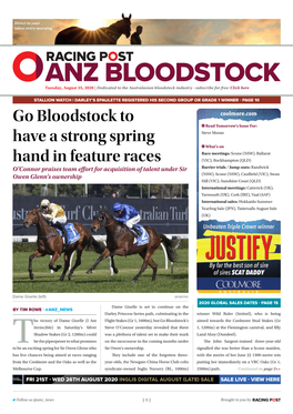 Go Bloodstock to Have a Strong Spring Hand in Feature Races | 2 | Tuesday, August 25, 2020