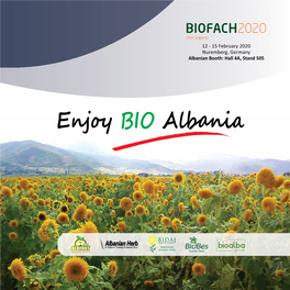 15 February 2020 Nuremberg, Germany Albanian Booth: Hall 4A, Stand 505